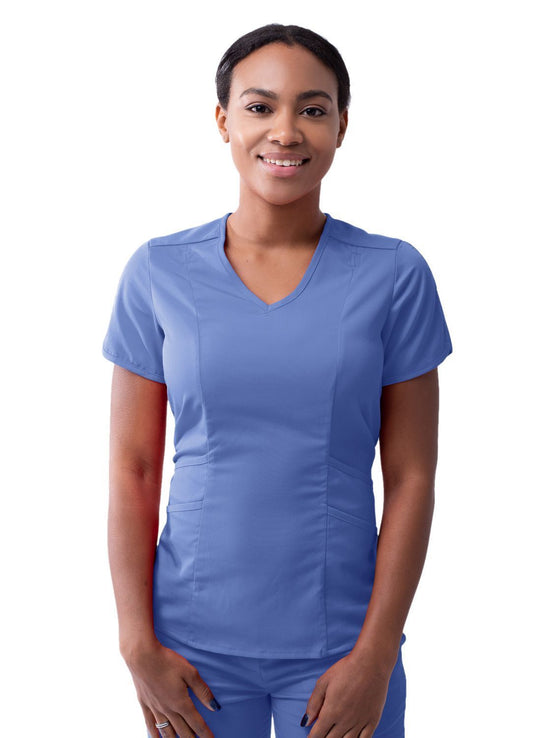ADAR Pro Women's Modern V-Neck Scrub Top