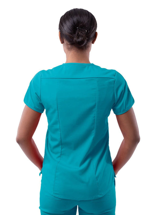 ADAR Pro Women's Modern V-Neck Scrub Top