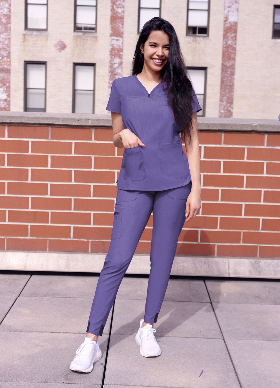 ADAR Pro Women's Movement Booster Jogger Scrub Set