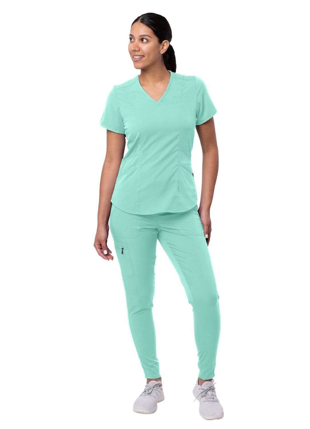 ADAR Pro Women's Modern Athletic Jogger Scrub Set