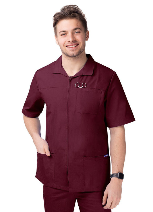 Sivvan Men's Zippered Short Sleeve Jacket