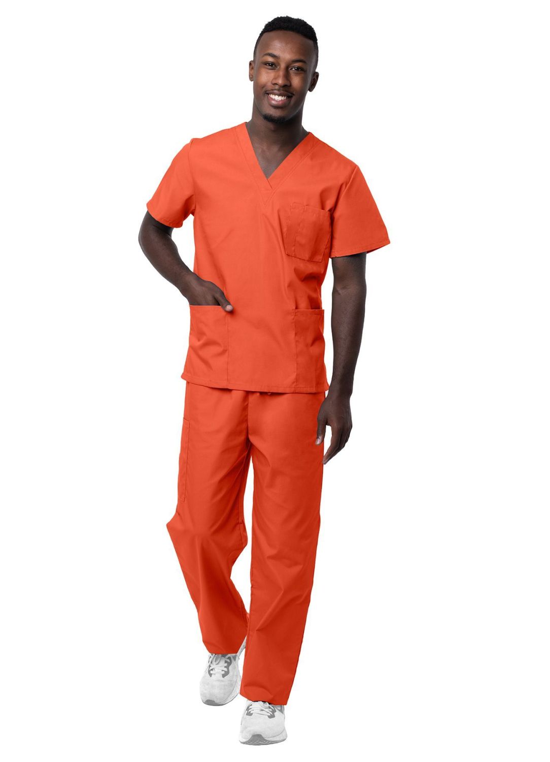 Sivvan Unisex V-Neck/Drawstring Pant Scrub Set