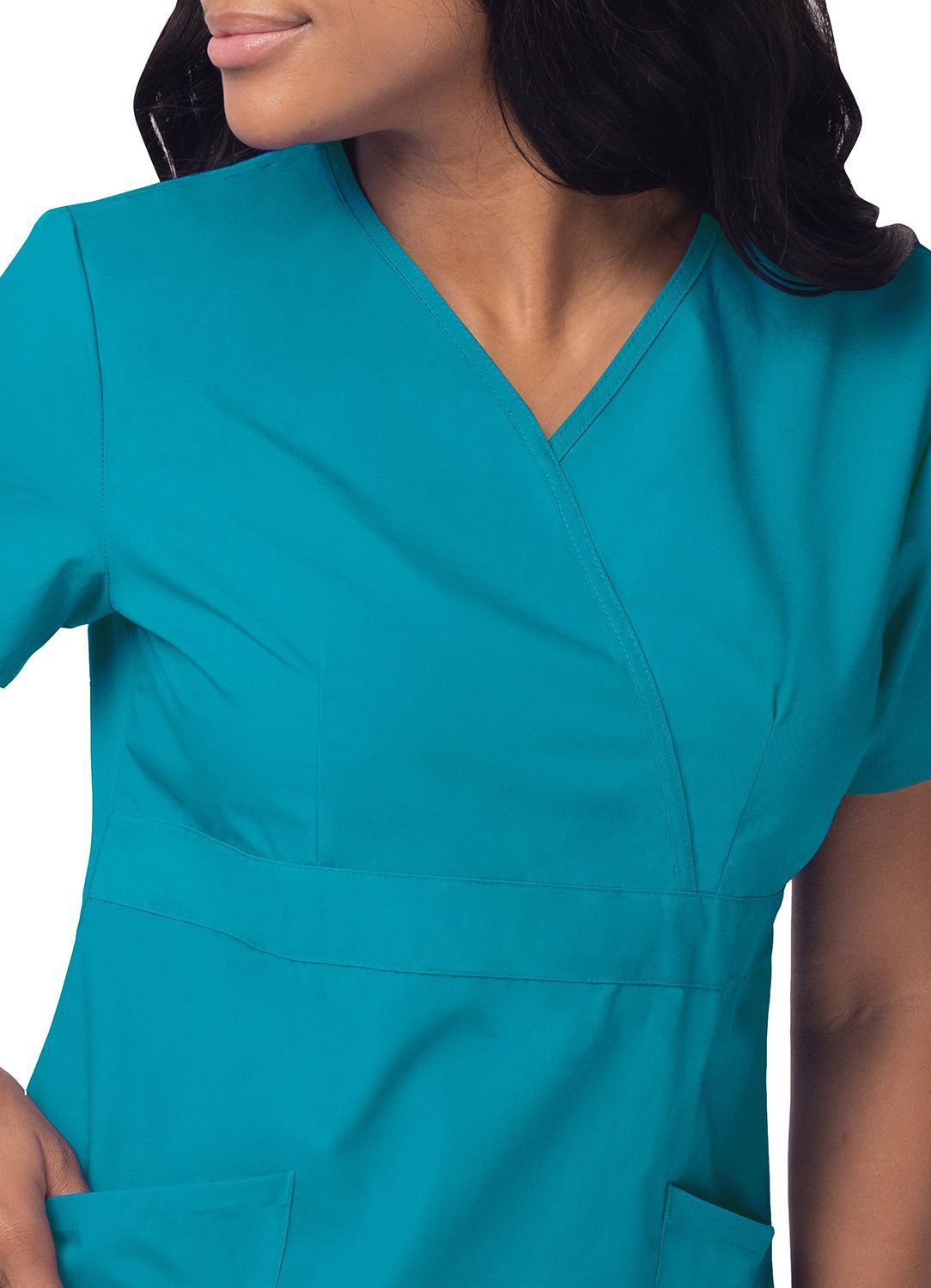 Sivvan Women's Mock Wrap Top/Cargo Pant Scrub Set