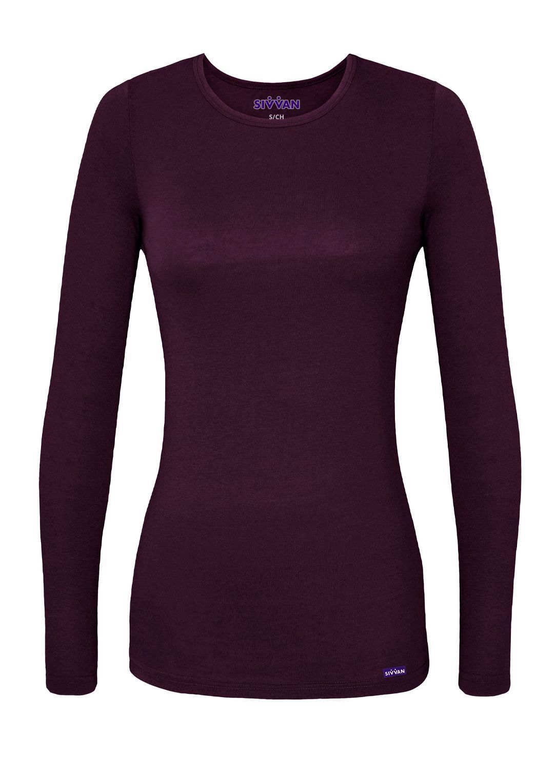 Sivvan Women's Long Sleeve Comfort Underscrub Tee