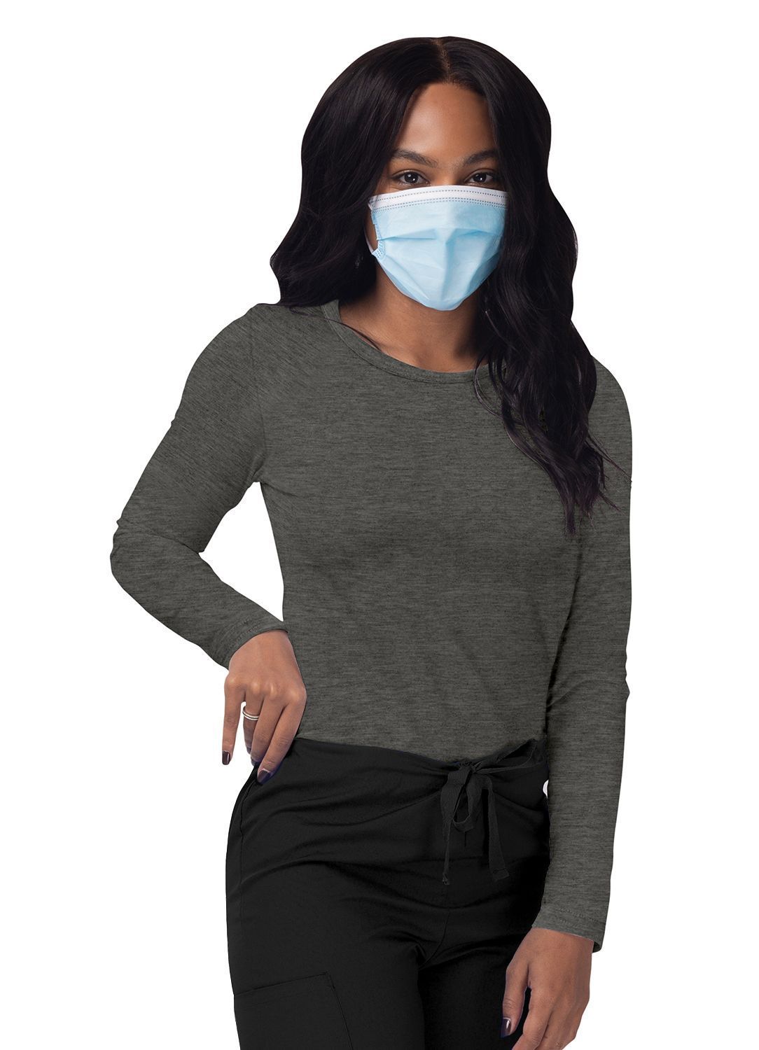 Sivvan Women's Long Sleeve Comfort Underscrub Tee
