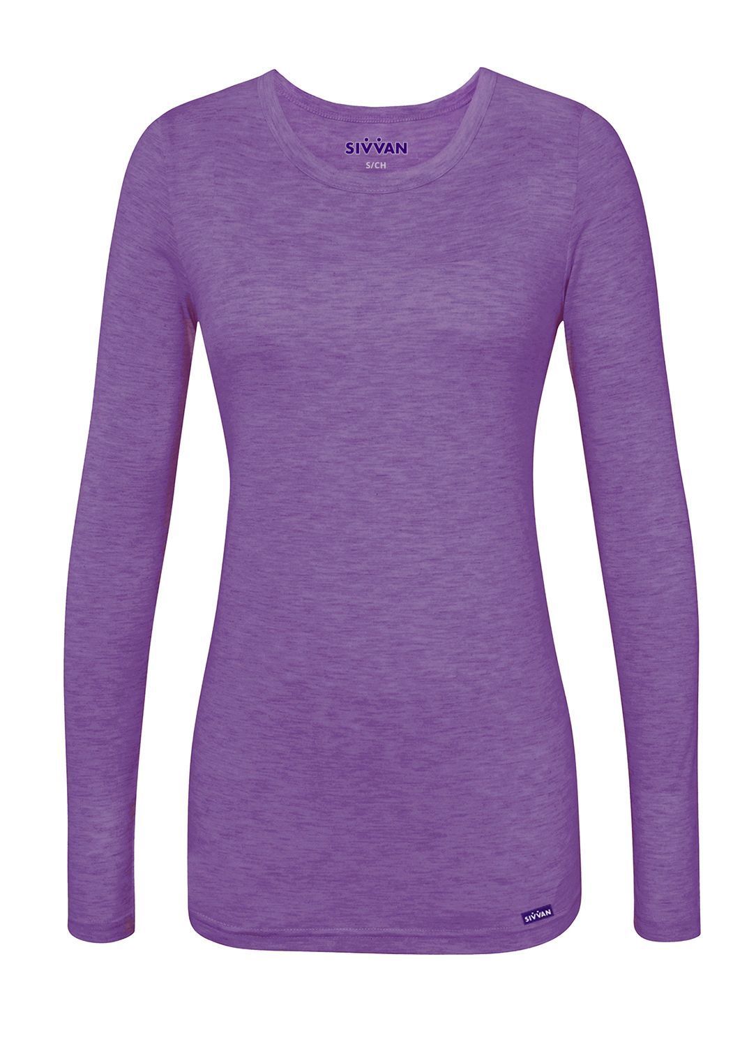 Sivvan Women's Long Sleeve Comfort Underscrub Tee