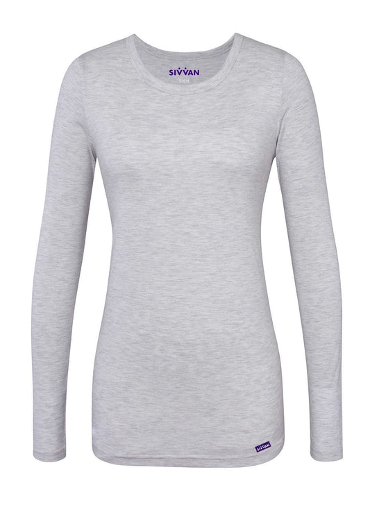 Sivvan Women's Long Sleeve Comfort Underscrub Tee
