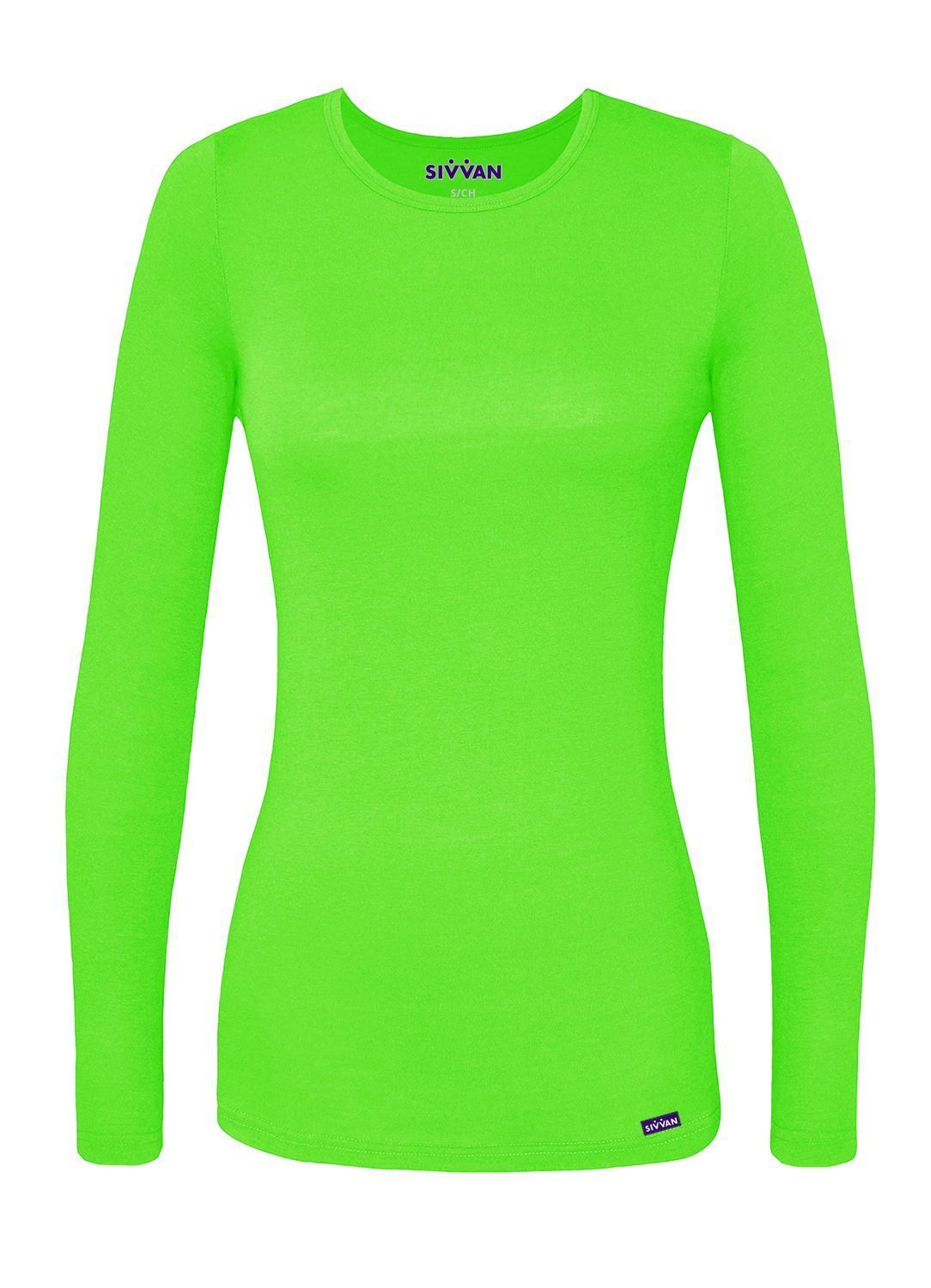 Sivvan Women's Long Sleeve Comfort Underscrub Tee