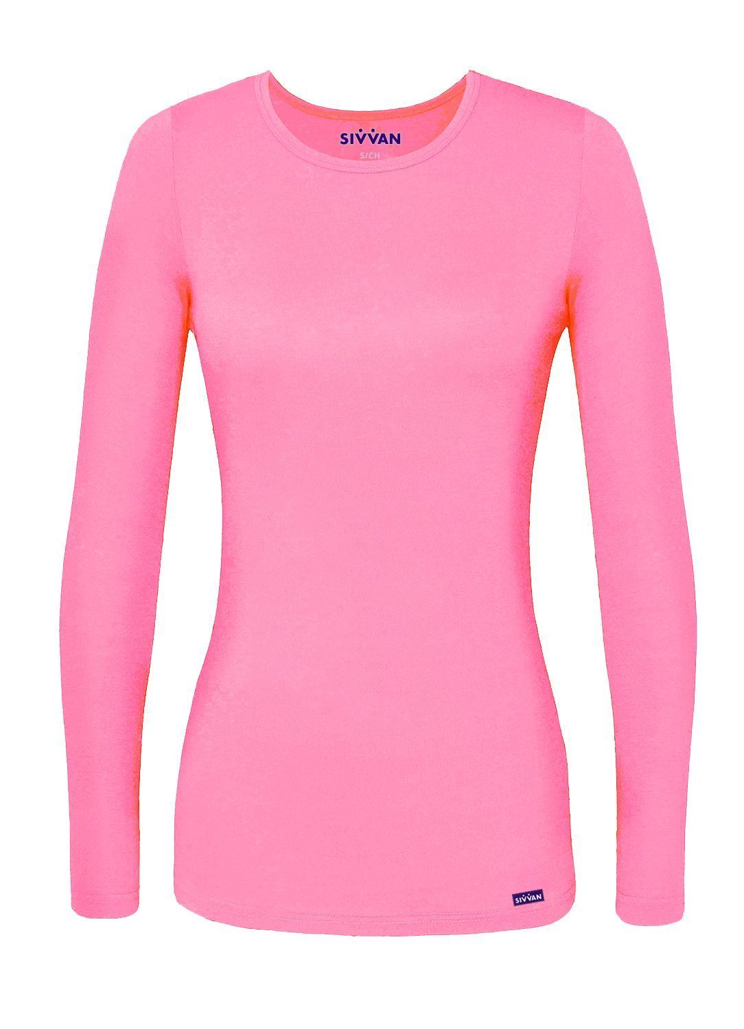 Sivvan Women's Long Sleeve Comfort Underscrub Tee