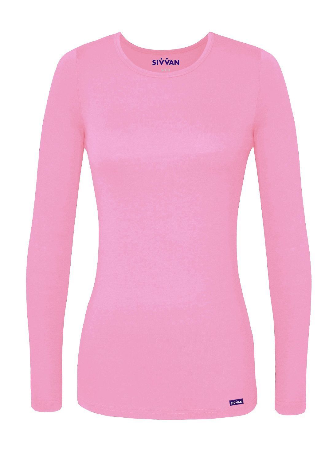 Sivvan Women's Long Sleeve Comfort Underscrub Tee
