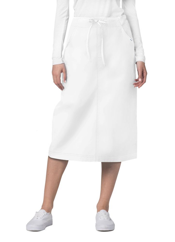 Adar Universal Mid-Calf Length Drawstring Skirt