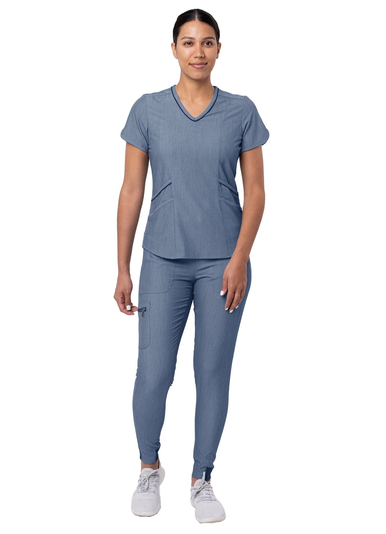 ADAR Pro Women's Modern Athletic Jogger Scrub Set