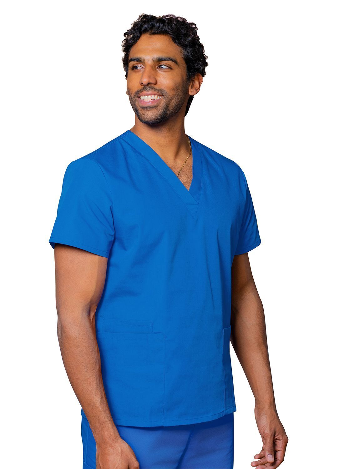 Adar Universal Unisex V-Neck 2 Pocket Scrub Top