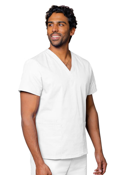 Adar Universal Unisex V-Neck 2 Pocket Scrub Top