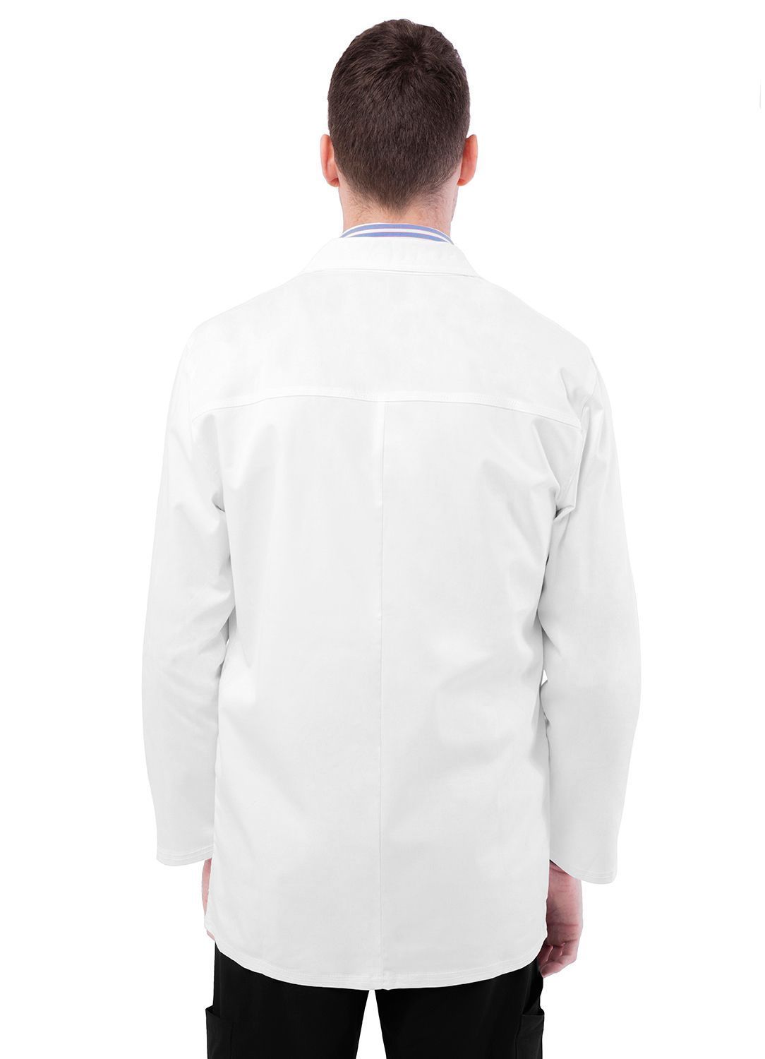 Adar Universal STRETCH Mens 31" Snap Front Lab Coat