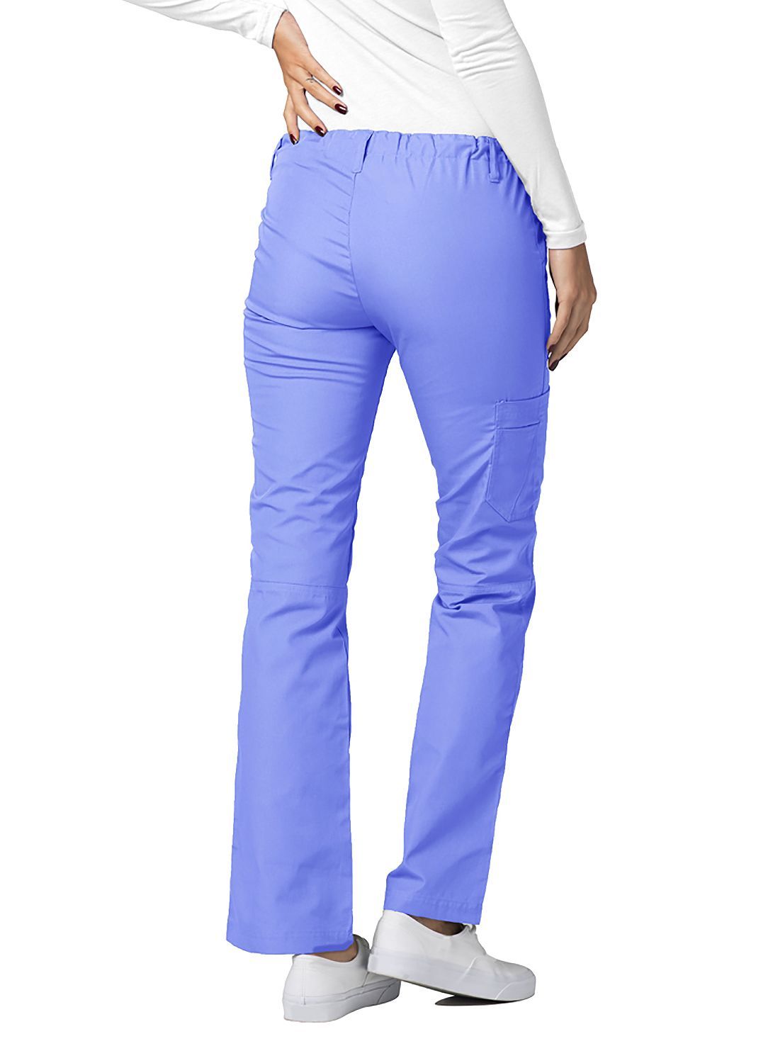 Adar Universal Low-Rise Multipocket Drawstring Straight Leg Pants