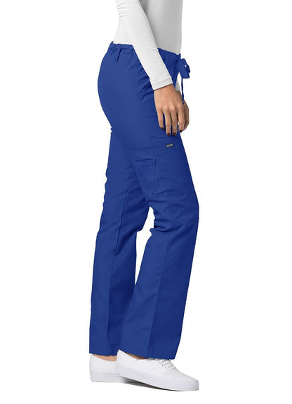 Adar Universal Low-Rise Multipocket Drawstring Straight Leg Pants