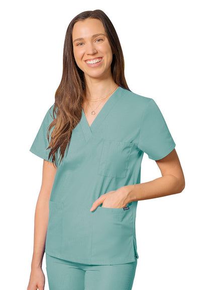 Adar Universal Unisex V-Neck Tunic 3 Pocket