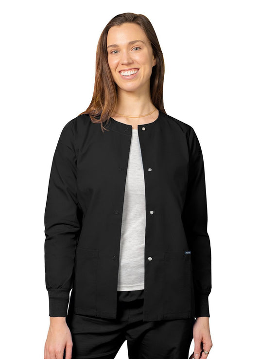 Adar Universal Round Neck Warm-Up Jacket