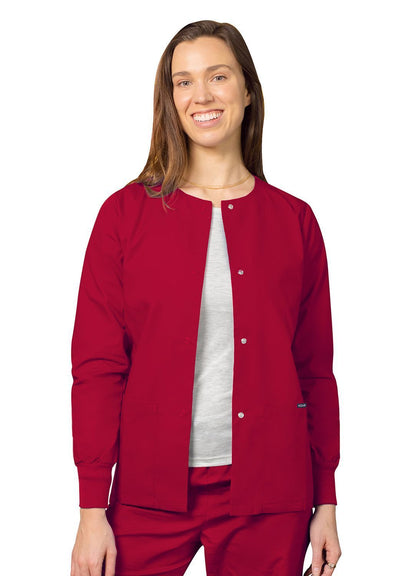 Adar Universal Round Neck Warm-Up Jacket