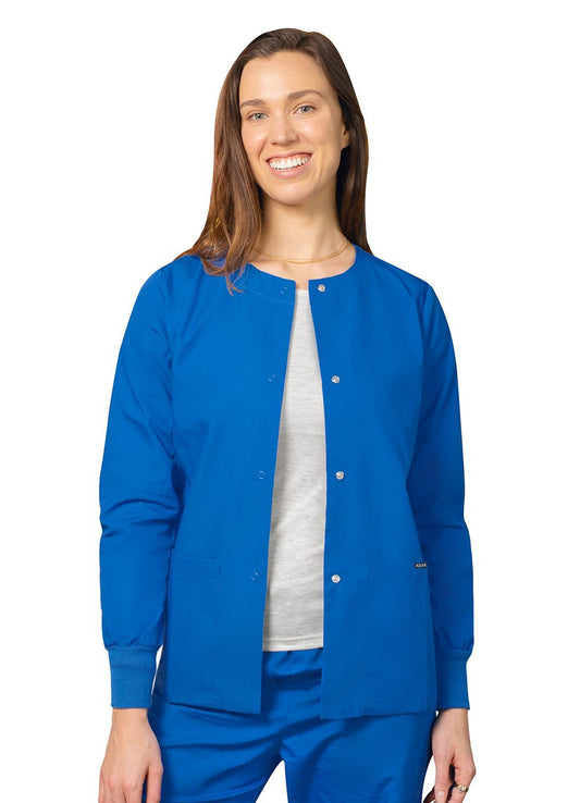 Adar Universal Round Neck Warm-Up Jacket