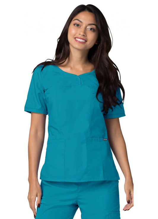 Adar Universal Sweetheart V-neck Top