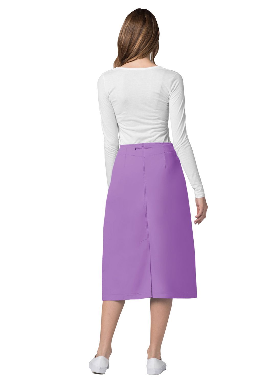 Adar Universal Mid-Calf Length Drawstring Skirt