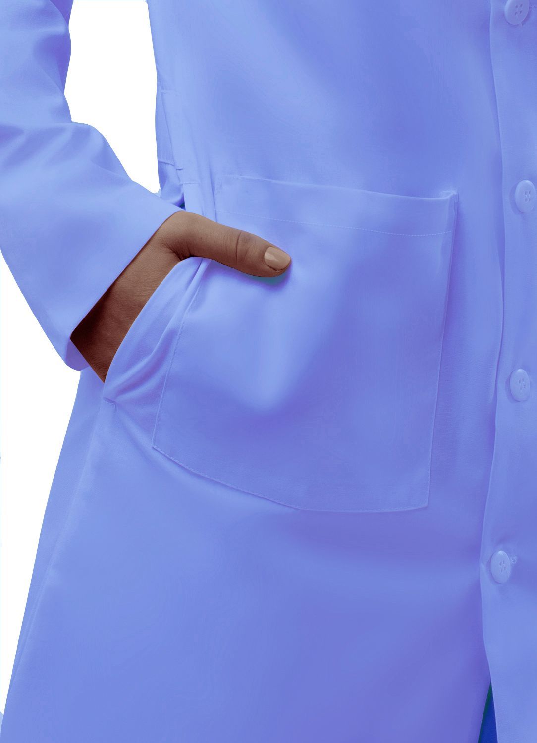 Adar Universal Unisex 39" Lab coat with Inner Pockets