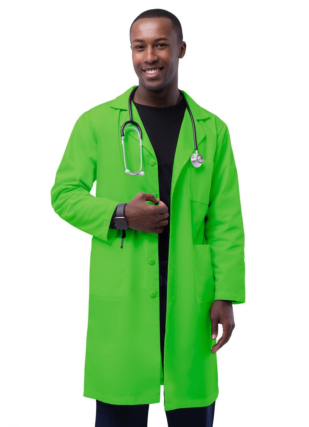 Adar Universal Unisex 39" Lab coat with Inner Pockets