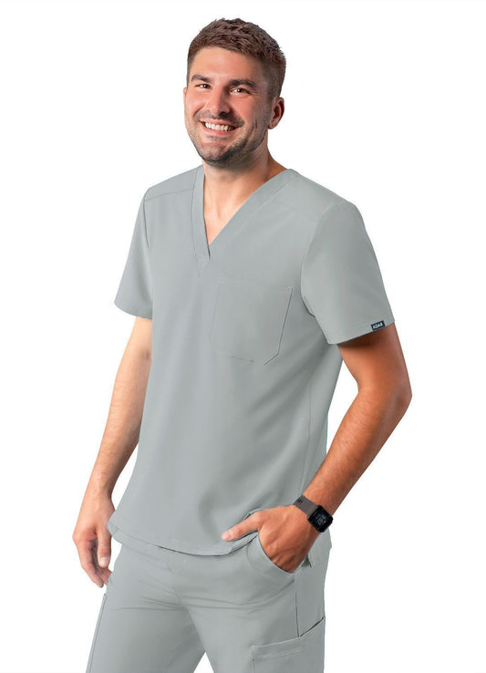 ADAR Addition Men's Classic V-Neck Scrub Top