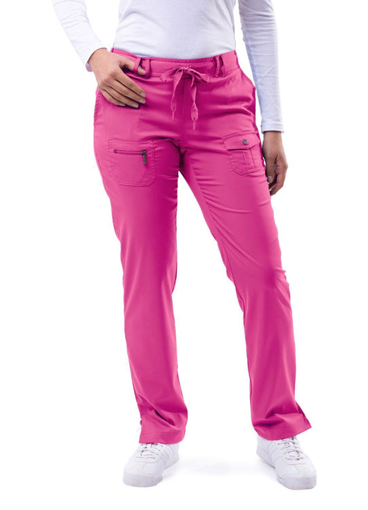 ADAR Pro Womens Slim Fit 6 Pocket Pant