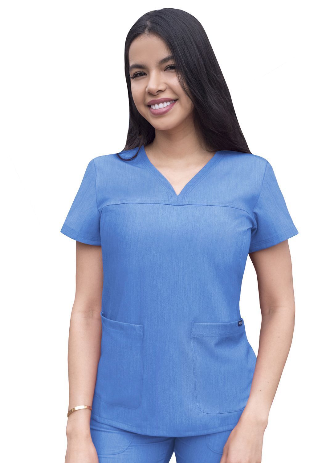 ADAR Pro Women's Sweetheart V-neck Scrub Top