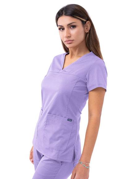 ADAR Pro Womens Sweetheart V-neck Scrub Top