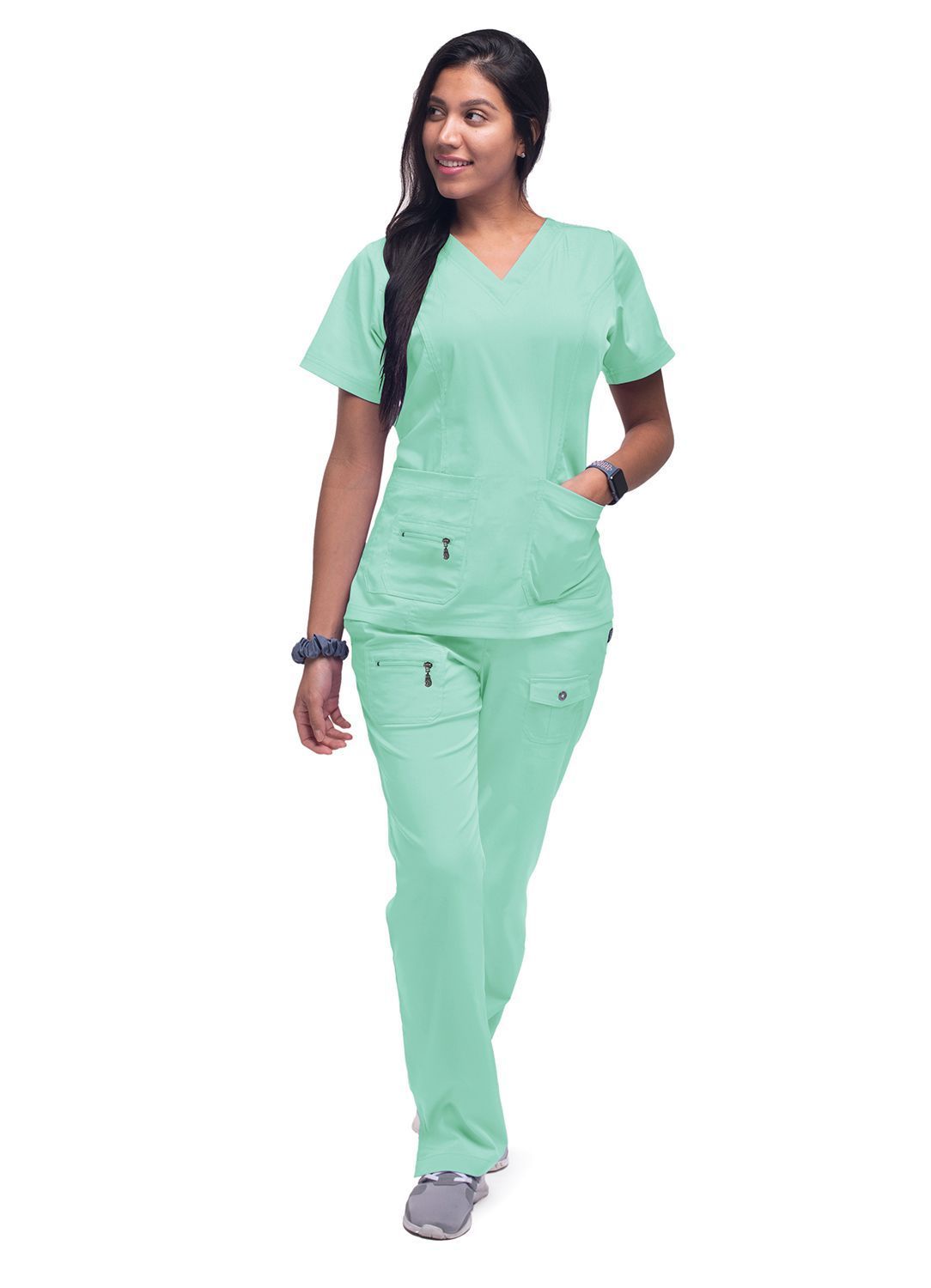 ADAR Pro Womens Elevated V-neck Scrub Top