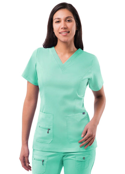 ADAR Pro Womens Elevated V-neck Scrub Top