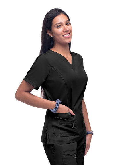 ADAR Pro Womens Elevated V-neck Scrub Top