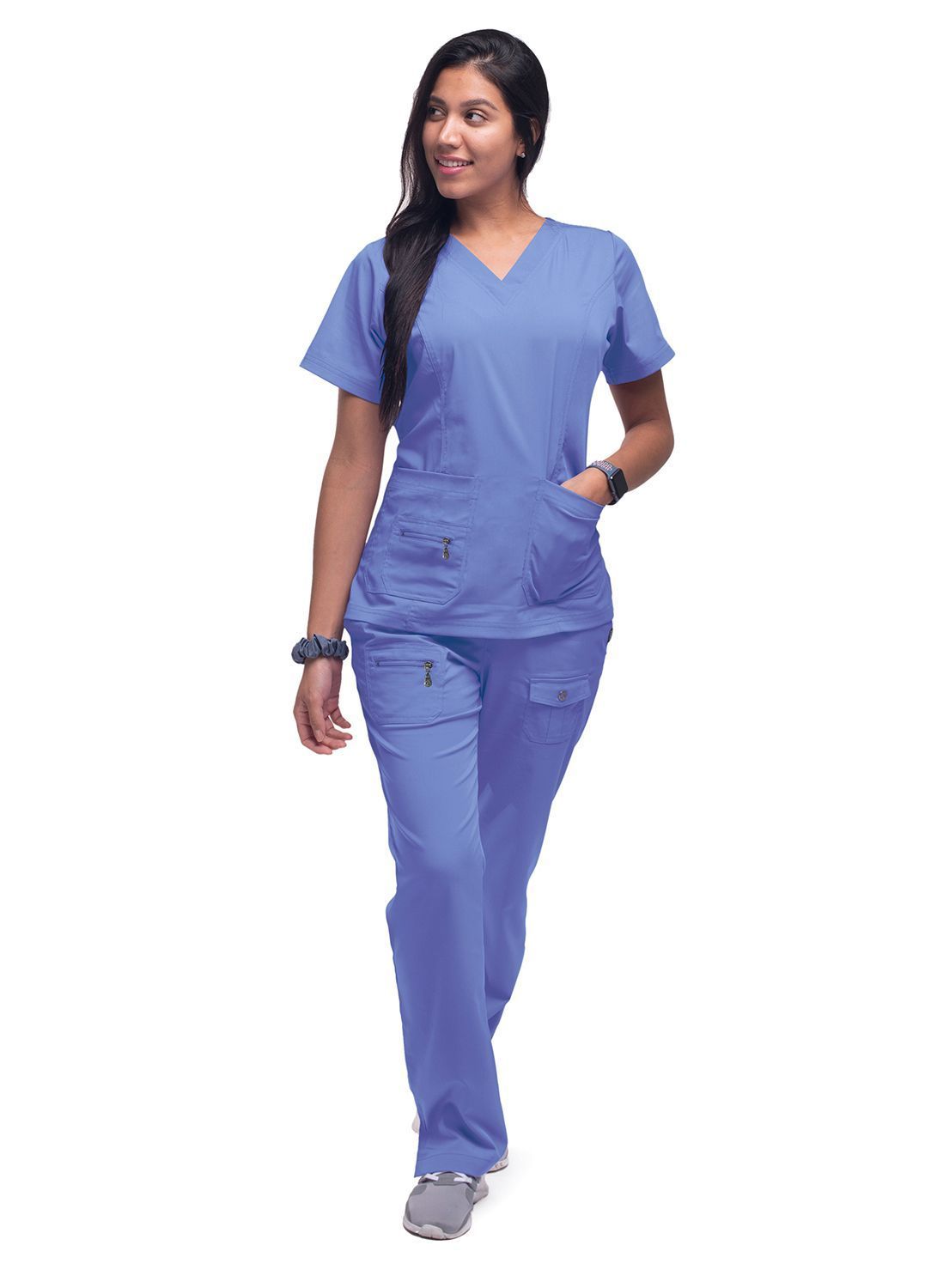 ADAR Pro Womens Elevated V-neck Scrub Top