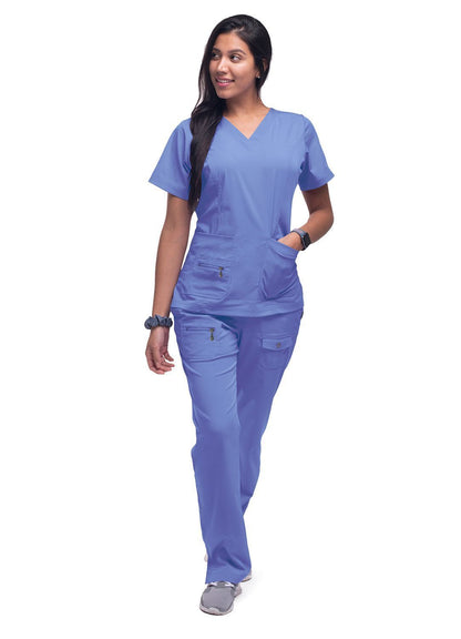 ADAR Pro Womens Elevated V-neck Scrub Top