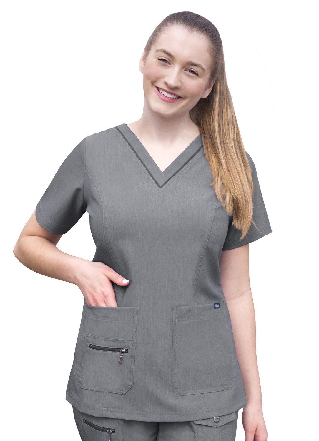 ADAR Pro Women's Elevated V-neck Scrub Top