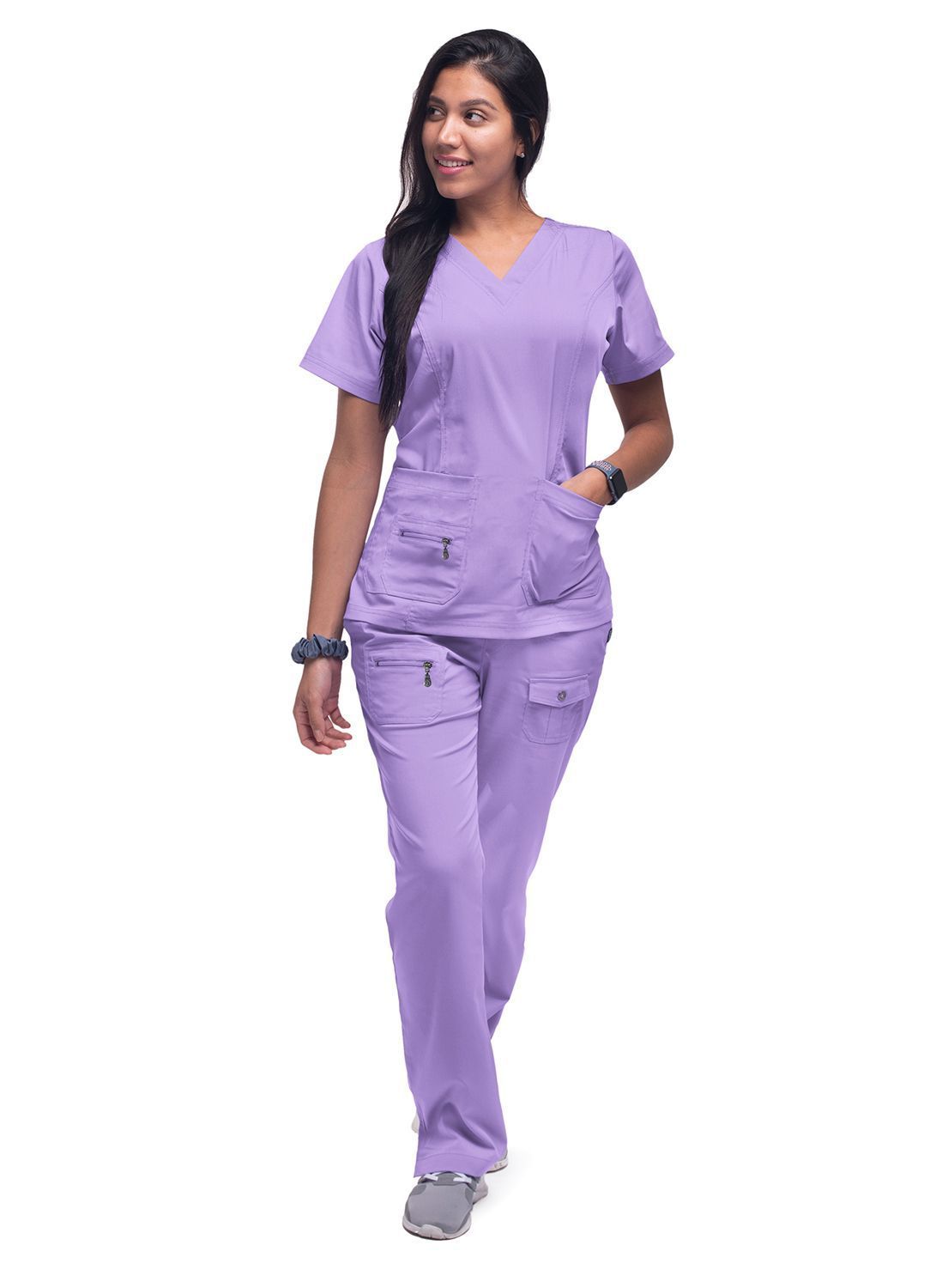 ADAR Pro Womens Elevated V-neck Scrub Top