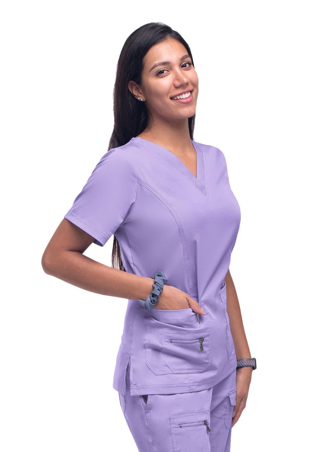 ADAR Pro Womens Elevated V-neck Scrub Top