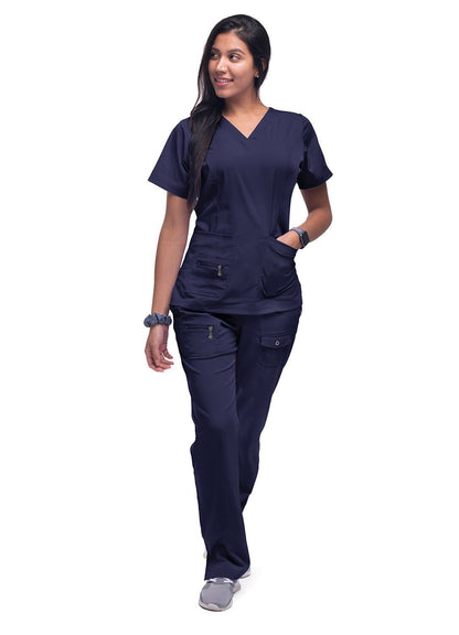 ADAR Pro Womens Elevated V-neck Scrub Top