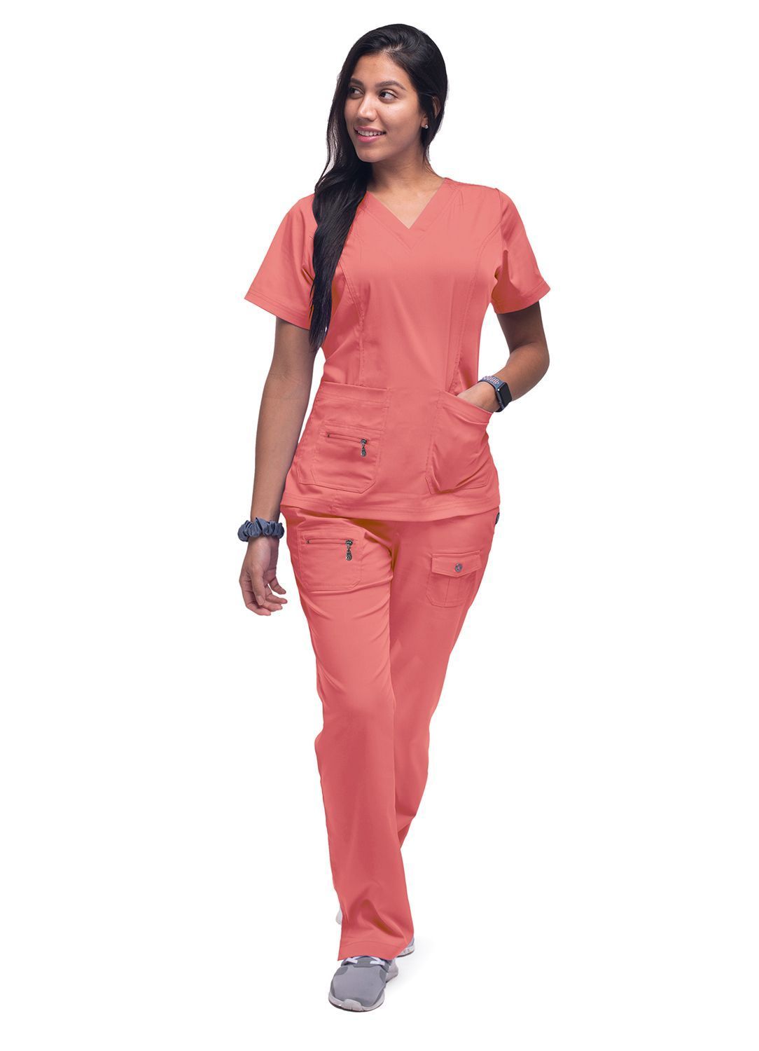 ADAR Pro Womens Elevated V-neck Scrub Top