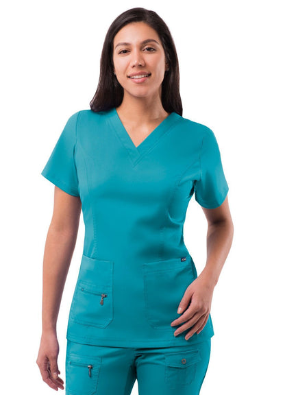 ADAR Pro Womens Elevated V-neck Scrub Top