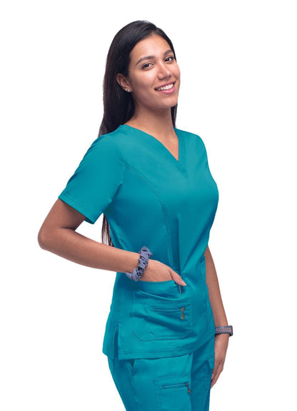 ADAR Pro Womens Elevated V-neck Scrub Top