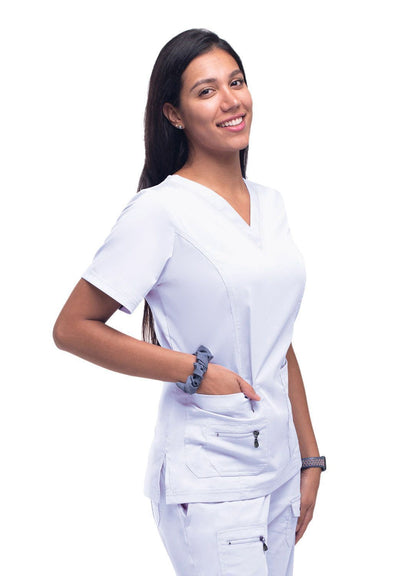 ADAR Pro Womens Elevated V-neck Scrub Top