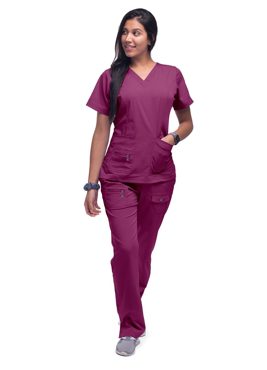 ADAR Pro Womens Elevated V-neck Scrub Top