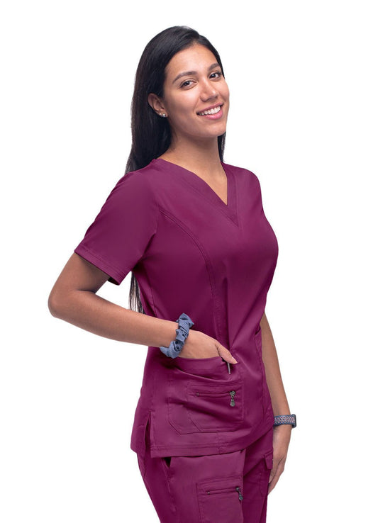 ADAR Pro Womens Elevated V-neck Scrub Top