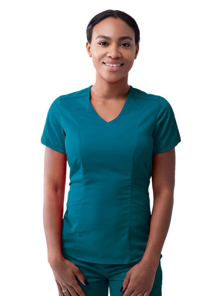 ADAR Pro Women's Modern V-Neck Scrub Top