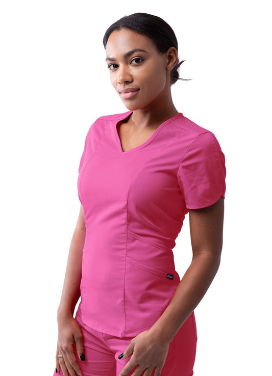 ADAR Pro Women's Modern V-Neck Scrub Top